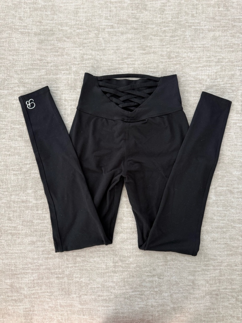 Bombshell Sportswear Sexy Back Legging — Black - Picture 6 of 9